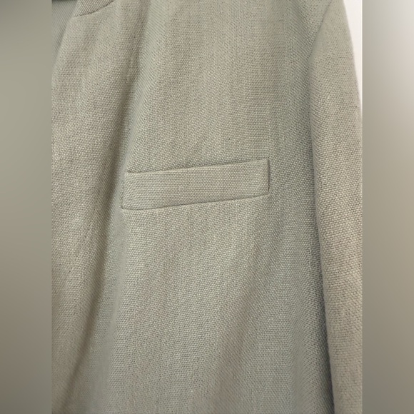 Zara Women's Sage Green Blazer Coat - Picture 6 of 14
